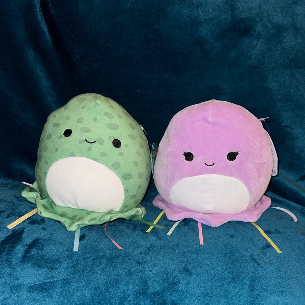 Set of 2 Jellyfish 🪼 8 inch Forina and 7 inch Anni squishmallows NWT